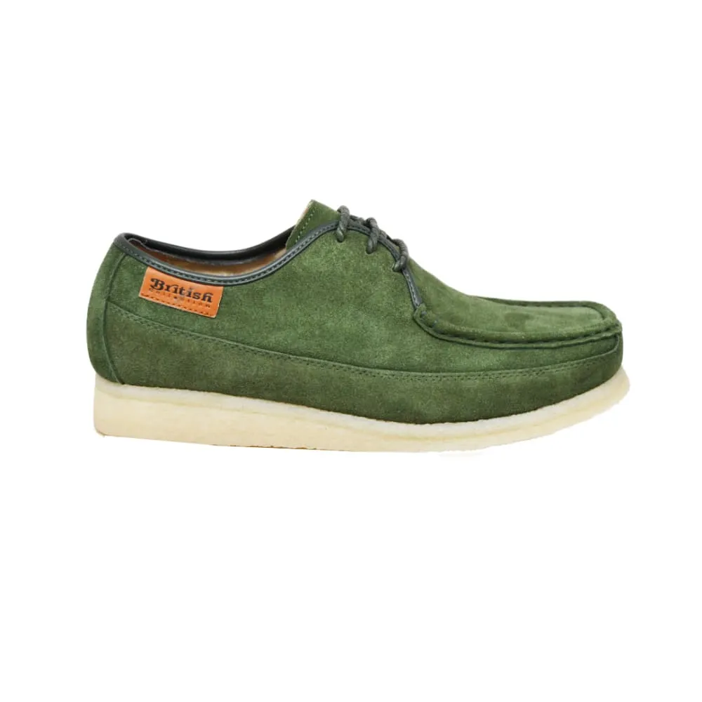 British Walkers Crown Plus Low Top Men's Suede Crepe Soles