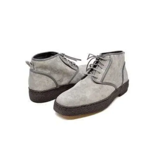 British Walkers Playboy Kaydence Men's Gray Suede Ankle Boots