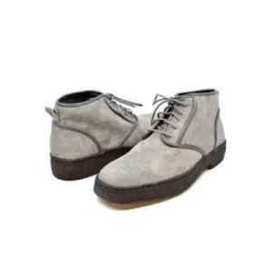 British Walkers Playboy Kaydence Men's Gray Suede Ankle Boots