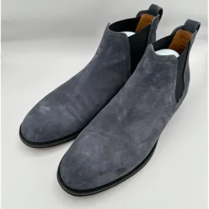 Brooks Brothers Italy Chelsea Boots Mens 10 Gray‎ Ankle Suede Leather Formal CEO