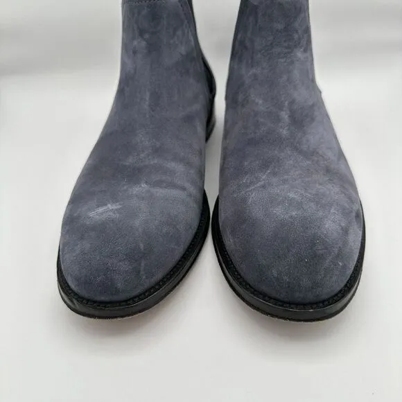 Brooks Brothers Italy Chelsea Boots Mens 10 Gray‎ Ankle Suede Leather Formal CEO