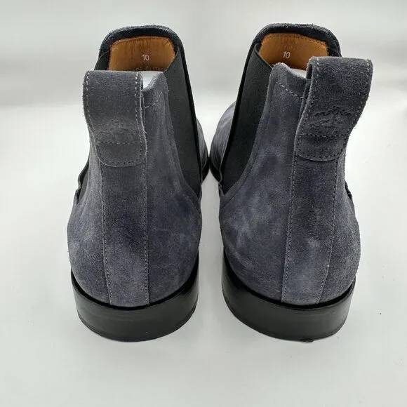 Brooks Brothers Italy Chelsea Boots Mens 10 Gray‎ Ankle Suede Leather Formal CEO