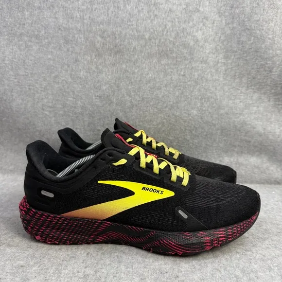 Brooks Shoes Mens Size 9 Launch GTS 9 Black Athletic Running Sneaker 1103861D016