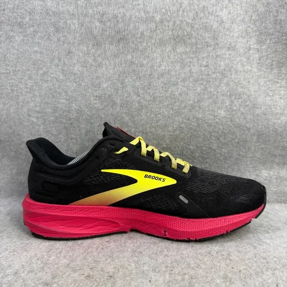 Brooks Shoes Mens Size 9 Launch GTS 9 Black Athletic Running Sneaker 1103861D016