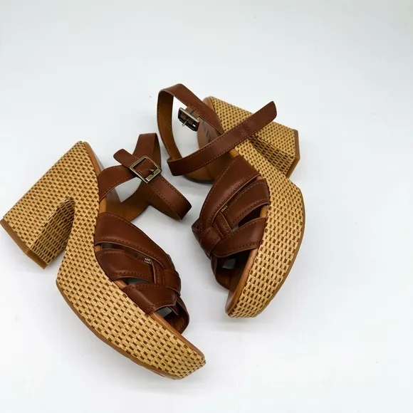 Brown Strappy Sandals