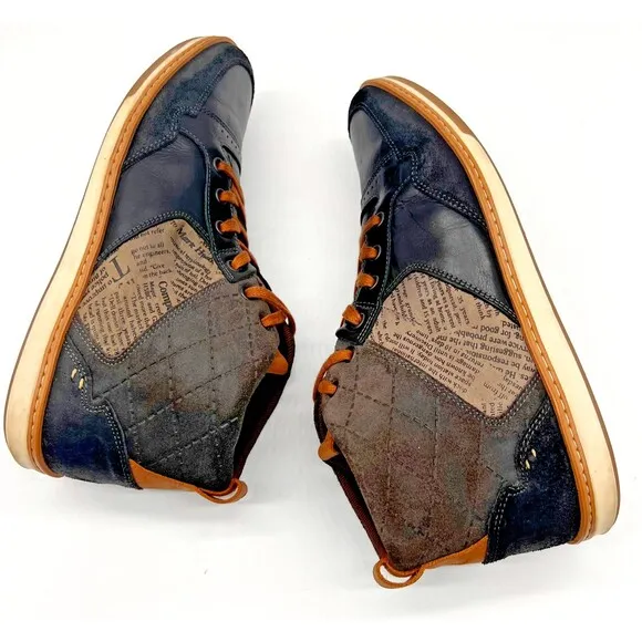 BULL BOXER Solutos Leather Men’s Lace Up Ankle Boots Size 11