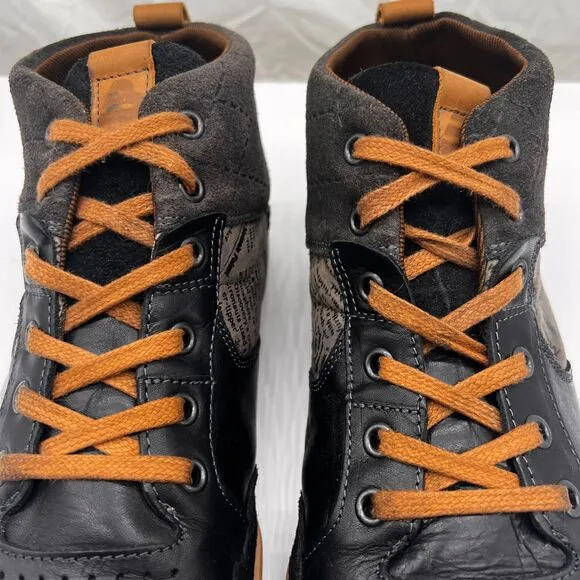BULL BOXER Solutos Leather Men’s Lace Up Ankle Boots Size 11