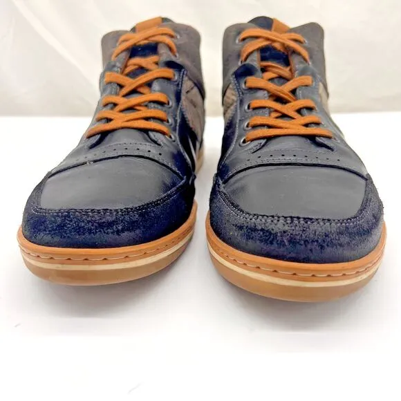BULL BOXER Solutos Leather Men’s Lace Up Ankle Boots Size 11