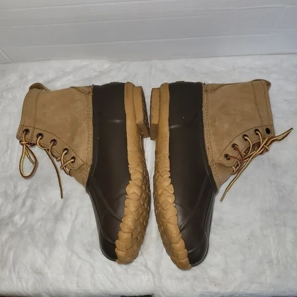 Cabela's Men's &quot;Steel Shank&quot; Leather Upper Duck Work Boots Men's Size 10