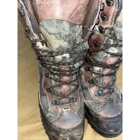 CABELAS MEN'S Dry Plus THINSULATE ULTRA Duck Hunting Deer Camo 83-0667 SIZE 11D