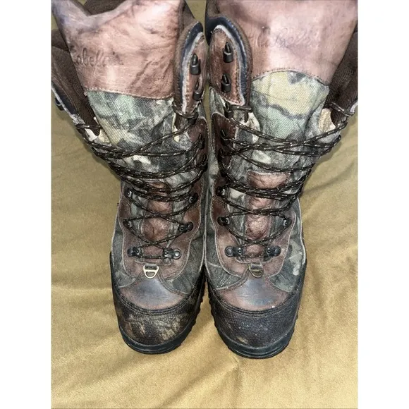 CABELAS MEN'S Dry Plus THINSULATE ULTRA Duck Hunting Deer Camo 83-0667 SIZE 11D