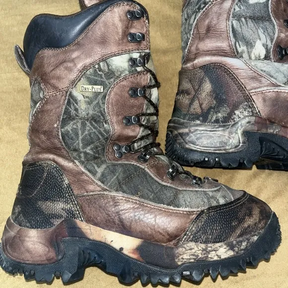CABELAS MEN'S Dry Plus THINSULATE ULTRA Duck Hunting Deer Camo 83-0667 SIZE 11D