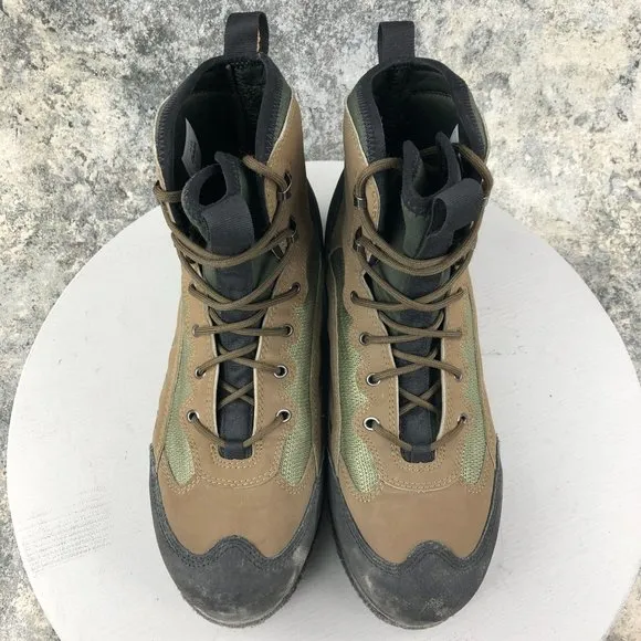 Cabela's Men's Size 11 EE Brown Ultra Light Felt Soled Outdoor Boots 83-0825