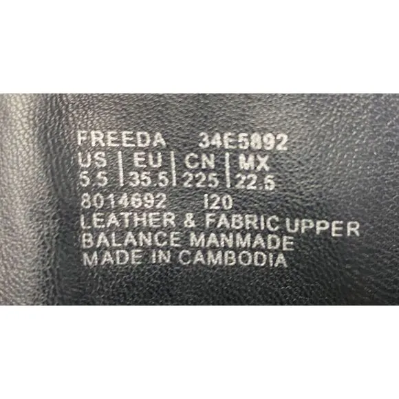 Calvin Klein Women's Freeda Cow Silk Neoprene Boots Black‎ Size Woman's Size 5.5