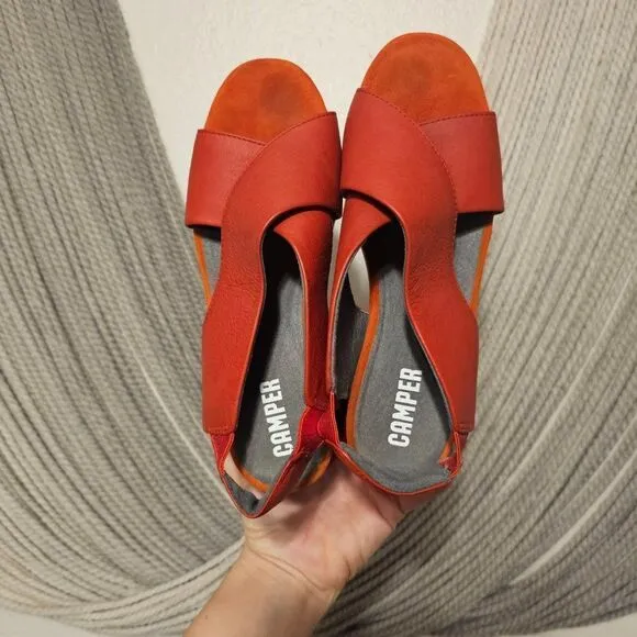 Camper Balloon Slingback Sandals Sz 37 (US 6.5)