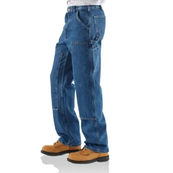 Carhartt B37 Loose Fit Double-knee Men's Logger Jeans Size 38x36 Carpenter NWT