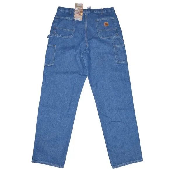 Carhartt B37 Loose Fit Double-knee Men's Logger Jeans Size 38x36 Carpenter NWT