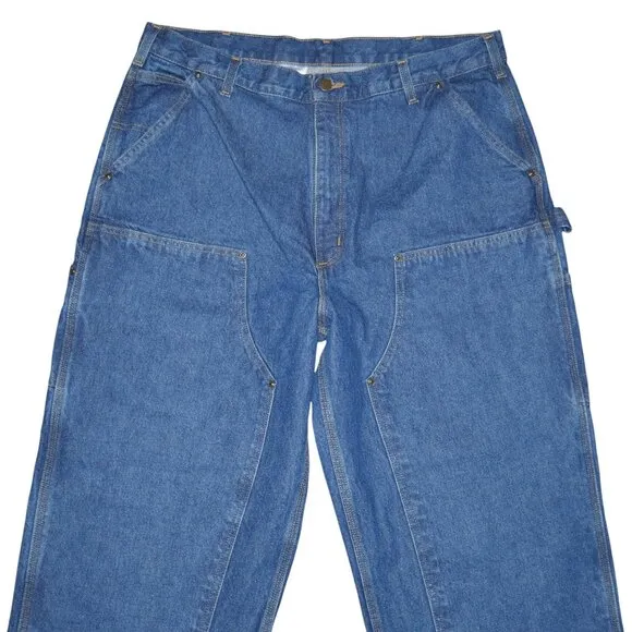 Carhartt B37 Loose Fit Double-knee Men's Logger Jeans Size 38x36 Carpenter NWT