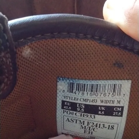 CARHARTT WORK BOOTS STEEL TOE