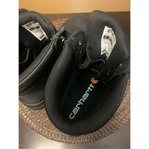 Carhartt Rugged Flex FF5361-W Womens Black Comp Toe Work Boots Size US 8.5M/W