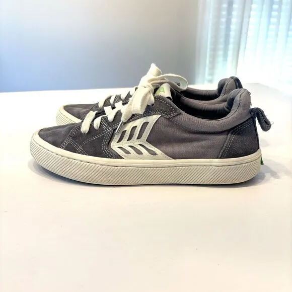 Cariuma EUC Catiba Pro Low Skate Sneakers Shoes Gray US Size Men 7.5 Women 9‎
