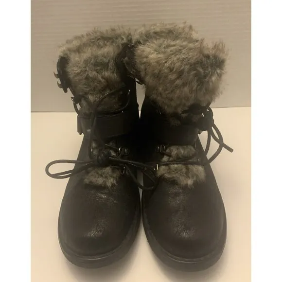 Carlos Santana Syracuse Black Lace Up Boots Size 8. Never Used.