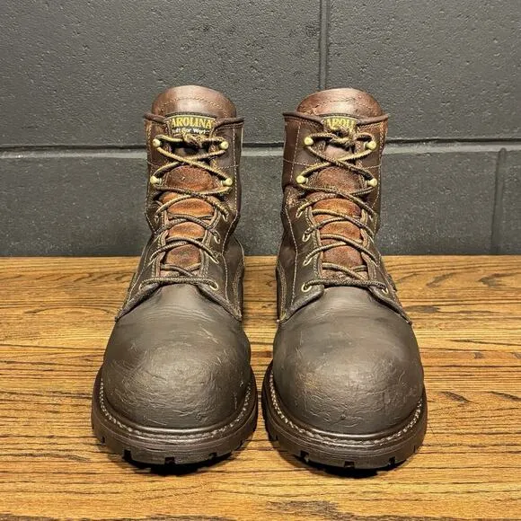 Carolina CA7528 28 Series Brown Comp Toe 6” Work Boots Men’s 12 D