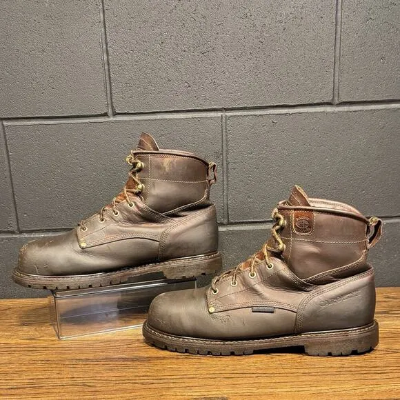 Carolina CA7528 28 Series Brown Comp Toe 6” Work Boots Men’s 12 D