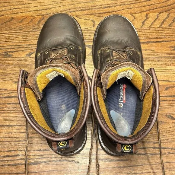 Carolina CA7528 28 Series Brown Comp Toe 6” Work Boots Men’s 12 D