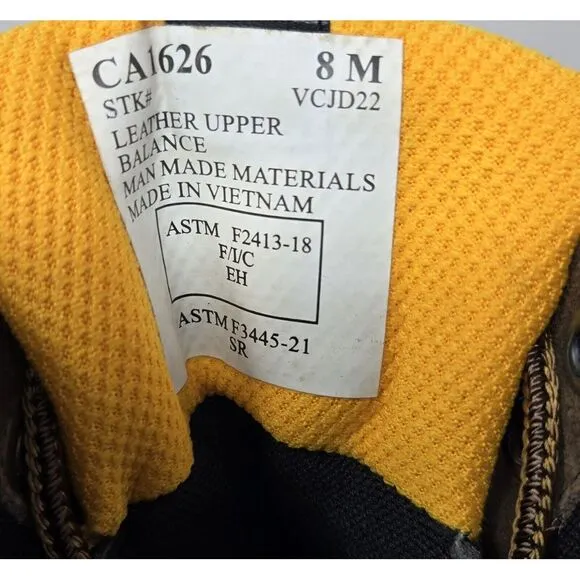 Carolina Circut Boots 6&quot; Womens 8 Waterproof Composite‎ Toe Work Constr  CA1626