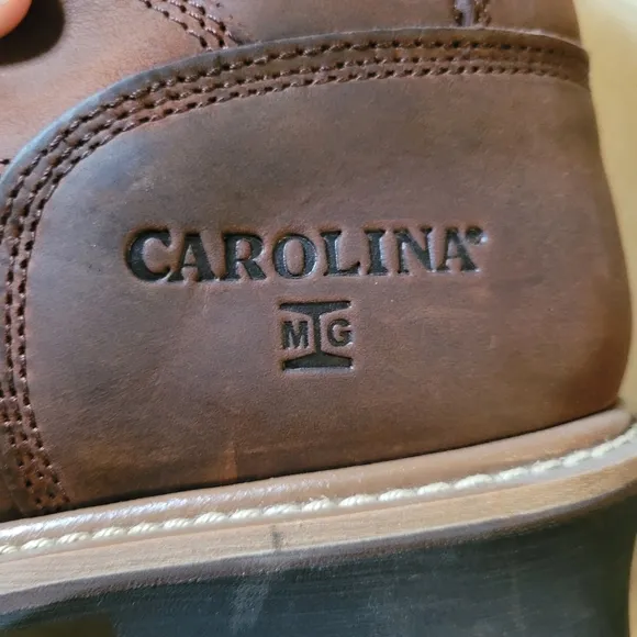 Carolina Elm 8&quot; Logger Steel Toe Work Boots for Men