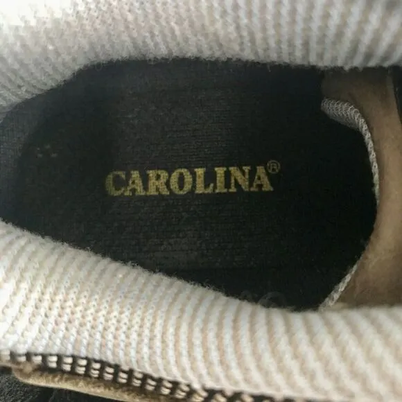 Carolina Tan Brown Leather Composite Toe Lace Up Boots Shoes Women’s 7.5 W