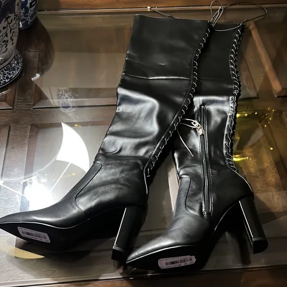 Carvela Kurt GeigerWomen's Black Second Skin Over-the-knee Boots