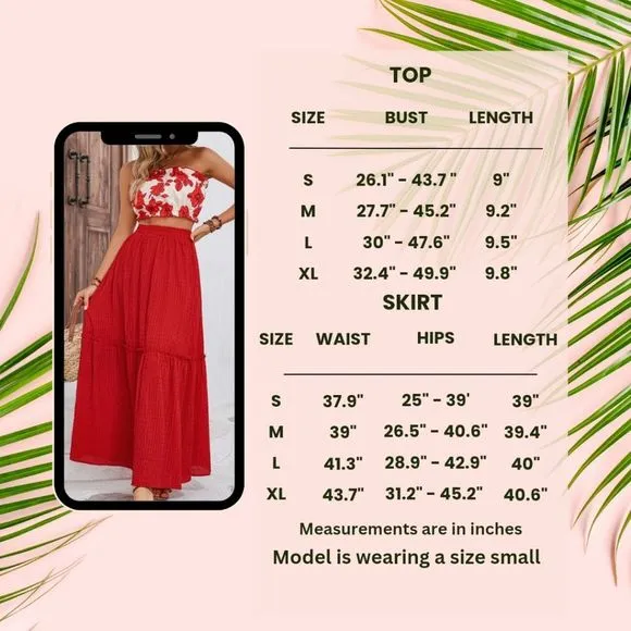 Cataleya Maxi Skirt Set