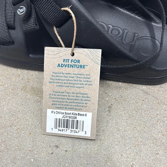 Chaco Classic Black Sandals