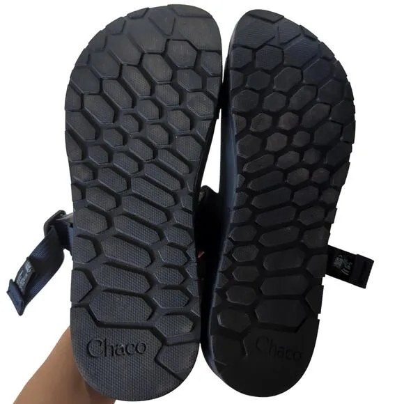 Chaco Lowdown Slides Sandals Men's 11 44 Faded Blue Strappy Shoes Summer Beach