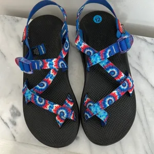 Chaco Tie-Dye Sandals Sz 12 unisex used once