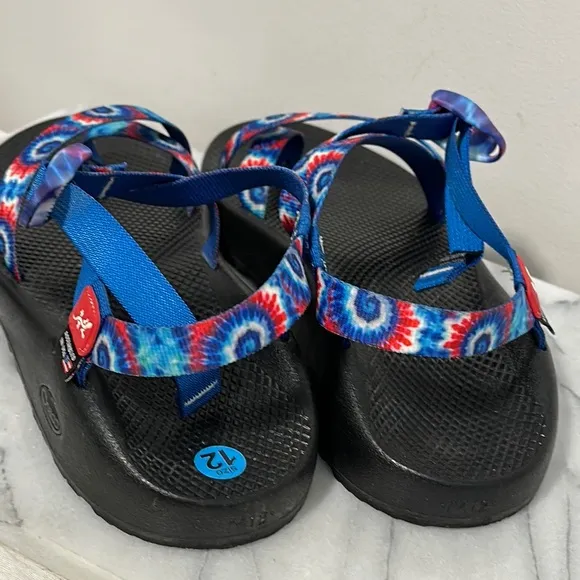 Chaco Tie-Dye Sandals Sz 12 unisex used once
