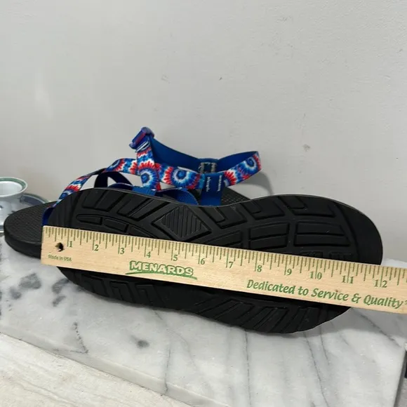 Chaco Tie-Dye Sandals Sz 12 unisex used once