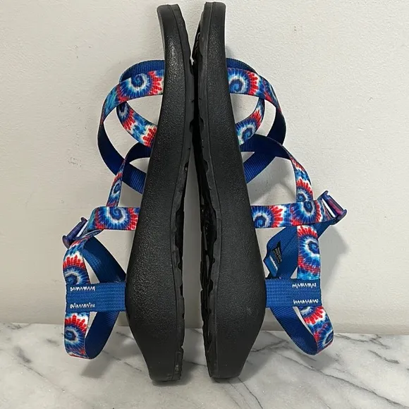 Chaco Tie-Dye Sandals Sz 12 unisex used once