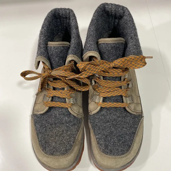 Chaco Women’s Nickel Gray Waterproof Leather Barbary Lace Up Ankle Boots Size 7.