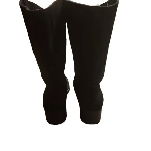 Chares By Charles‎ David Suede Boots Booties Womens Size 9.5