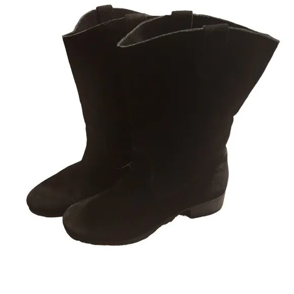 Chares By Charles‎ David Suede Boots Booties Womens Size 9.5