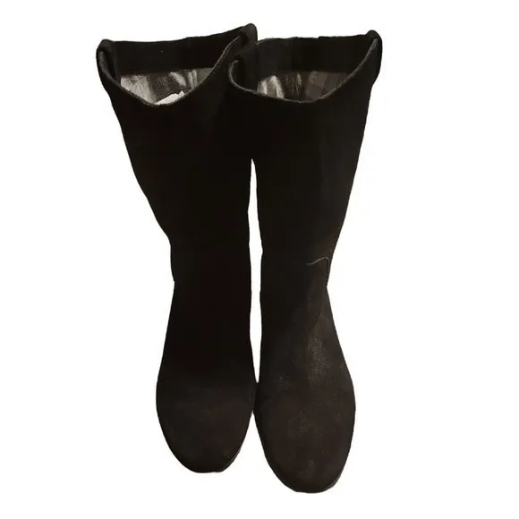 Chares By Charles‎ David Suede Boots Booties Womens Size 9.5