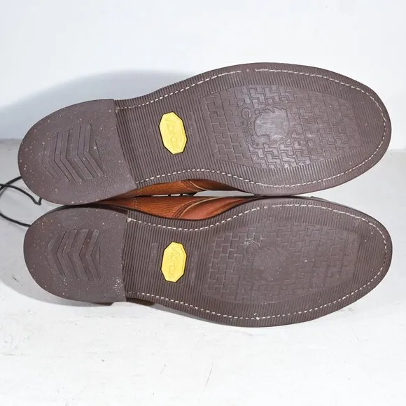 Chippewa 99941 Work Boots, sz 12 D - Made in USA, Light Brown, Vibram Sole