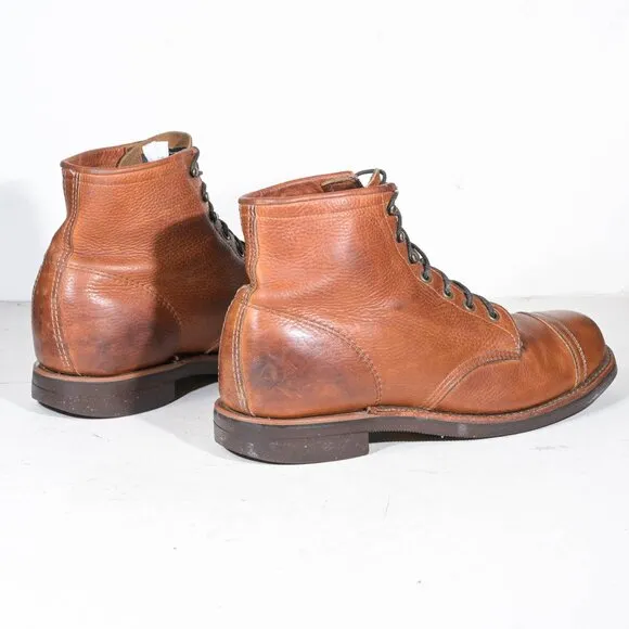 Chippewa 99941 Work Boots, sz 12 D - Made in USA, Light Brown, Vibram Sole