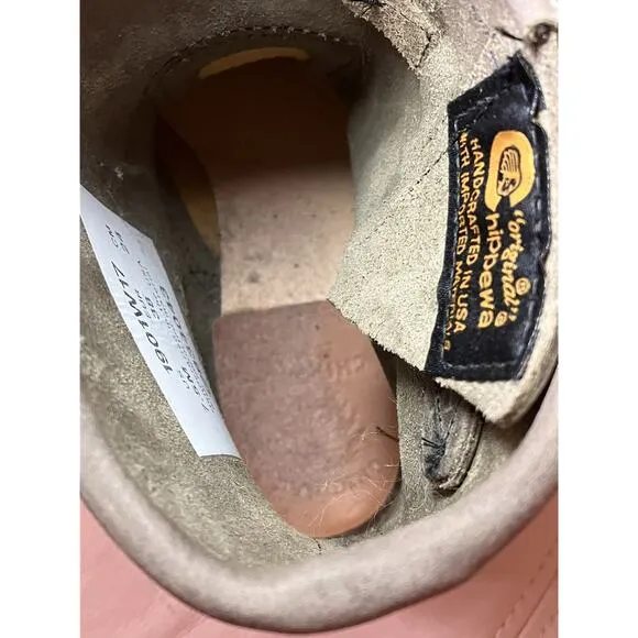 Chippewa Raynard 7&quot; Tan Engineer $230 Work Boot 1901W17 Motorcycle Women's 7.5 M
