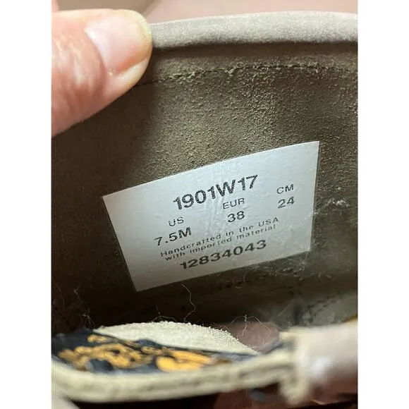 Chippewa Raynard 7&quot; Tan Engineer $230 Work Boot 1901W17 Motorcycle Women's 7.5 M