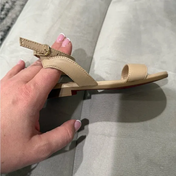 Christian Louboutin Kids Tan Sandals
