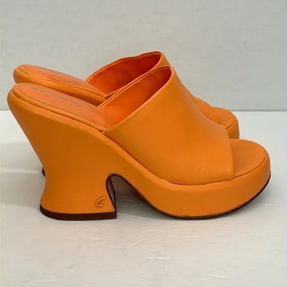 Circus by Sam Edelman Women's Patrice Wedge Sandals Orange size 7
